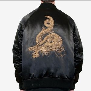 Satin Bomber Jacket, Limited Edition. NWT